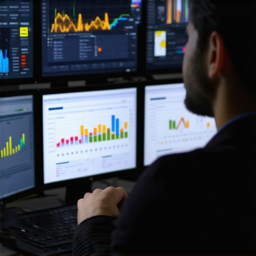 SEO strategist reviewing local search analytics with AI tools.