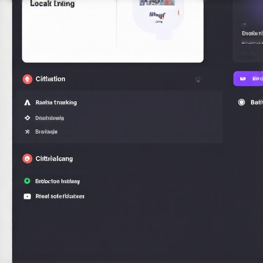 BrightLocal interface displaying local search rankings and citation health