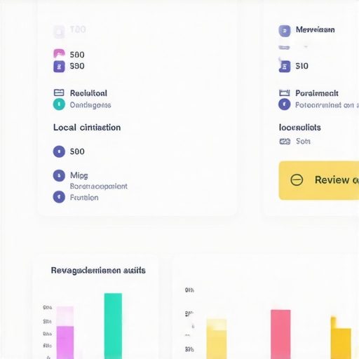 Screenshot of BrightLocal review management dashboard displaying review stats and citation audits.