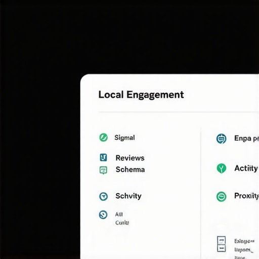 Deep Dive into Local Engagement Signals Infographic illustrating local engagement signals influencing map rankings