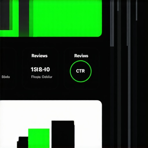 Engagement Metrics Dashboard Screenshot of analytics dashboard displaying local engagement signals for map pack ranking