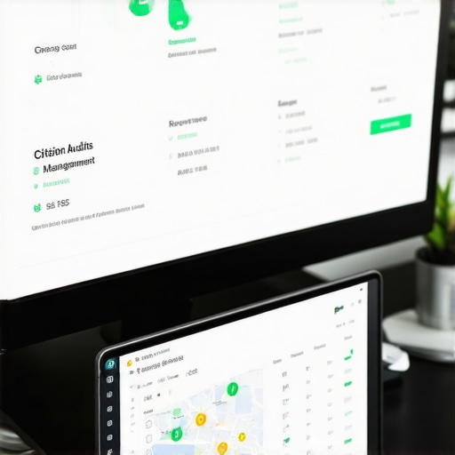 SEO Tools Dashboard for Map Ranking Maintenance Screenshot of SEO tools displaying citation and review analytics for local search optimization.
