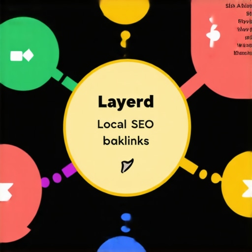 Diagram illustrating various signals influencing local map rankings such as reviews, user engagement, backlinks, and relevance.