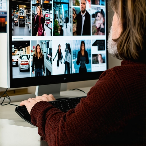 Business owner uploading fresh store images to Google My Business dashboard.